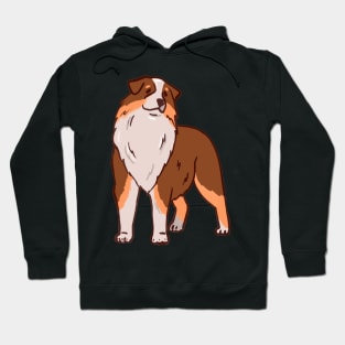 Red Tri Aussie Hoodie